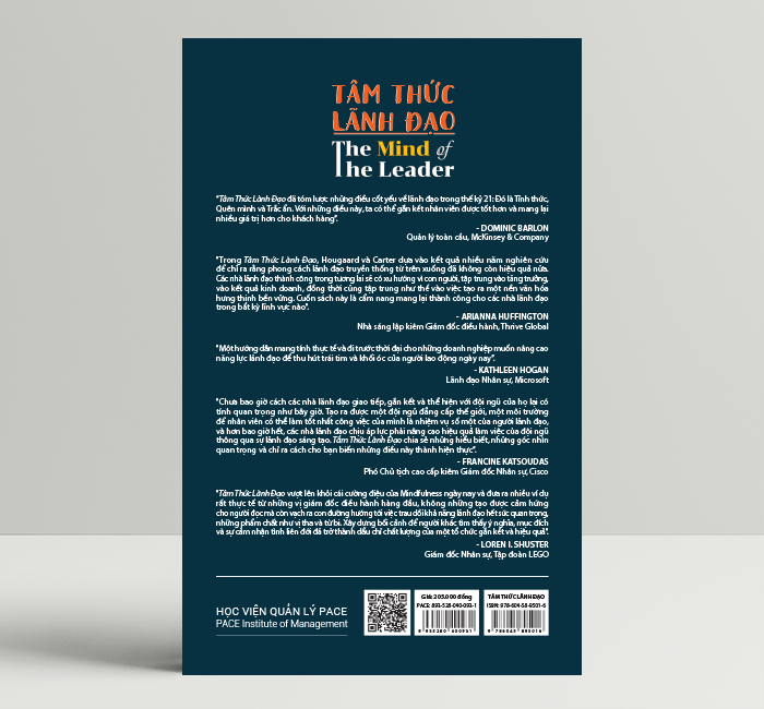 Sách PACE Books - Tâm thức lãnh đạo (The Mind Of The Leader) - Rasmus Hougaard, Jacqueline Carter