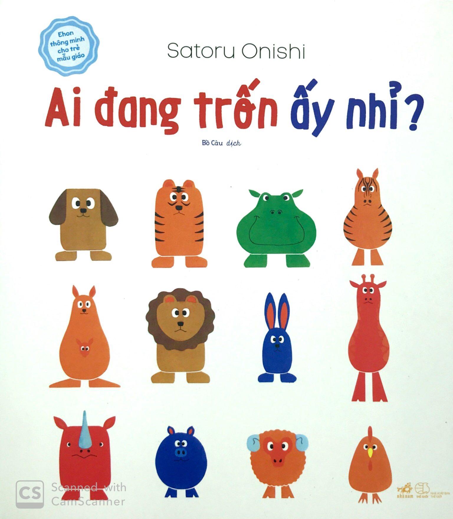 Ehon Thông Minh Cho Trẻ Mẫu Giáo : Ai Đang Trốn Ấy Nhỉ?