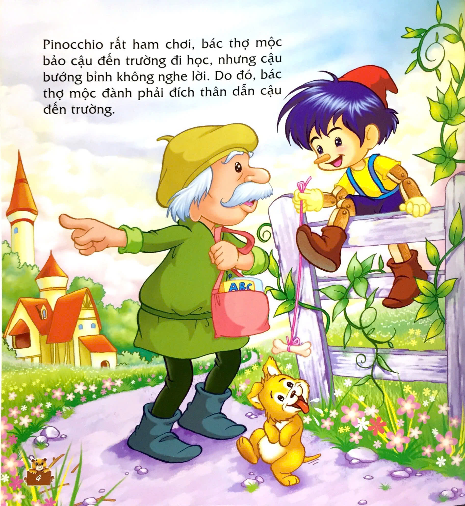 Truyện Kể Cho Bé Trước Giờ Đi Ngủ - Ngày Xửa Ngày Xưa: Cậu Bé Người Gỗ Pinocchio