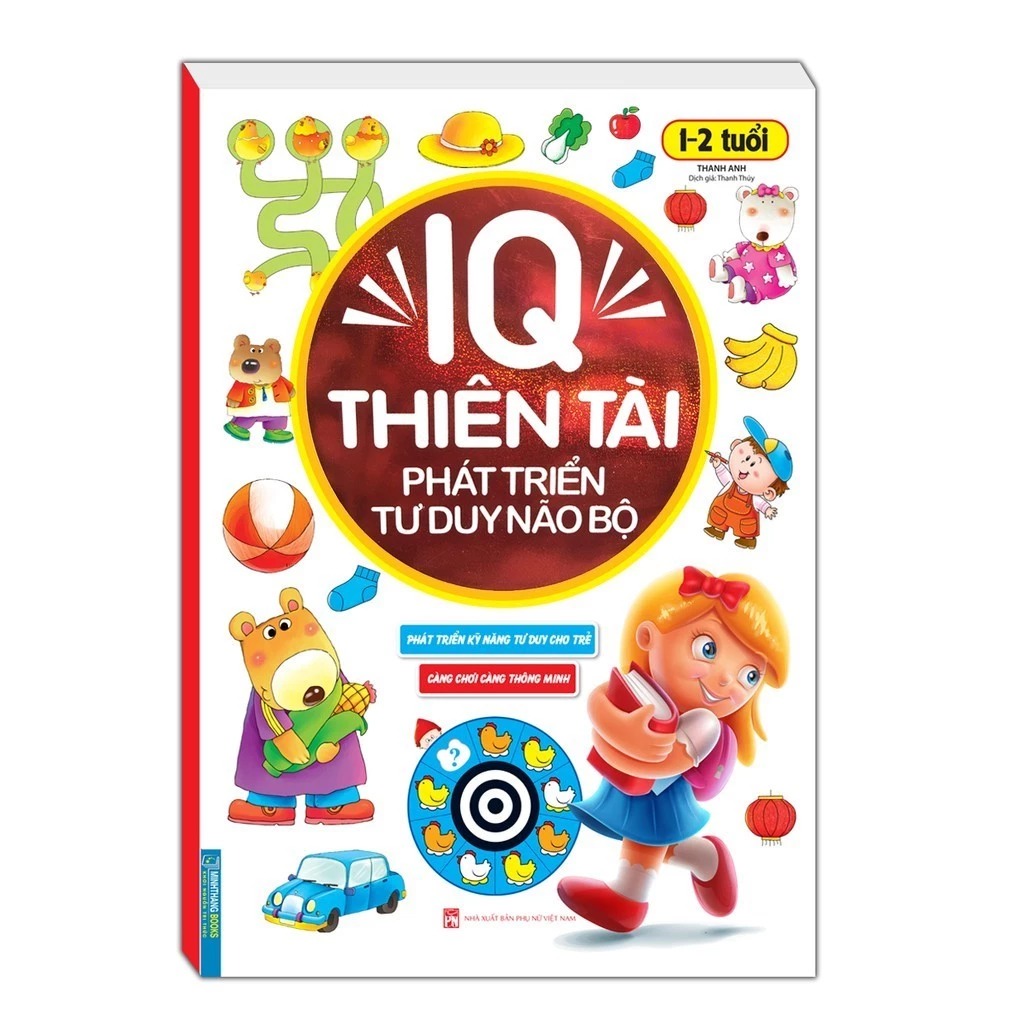 Combo Sách IQ Thiên Tài Phát Triển Tư Duy Não Bộ 1-7 Tuổi (Bộ 6 cuốn)