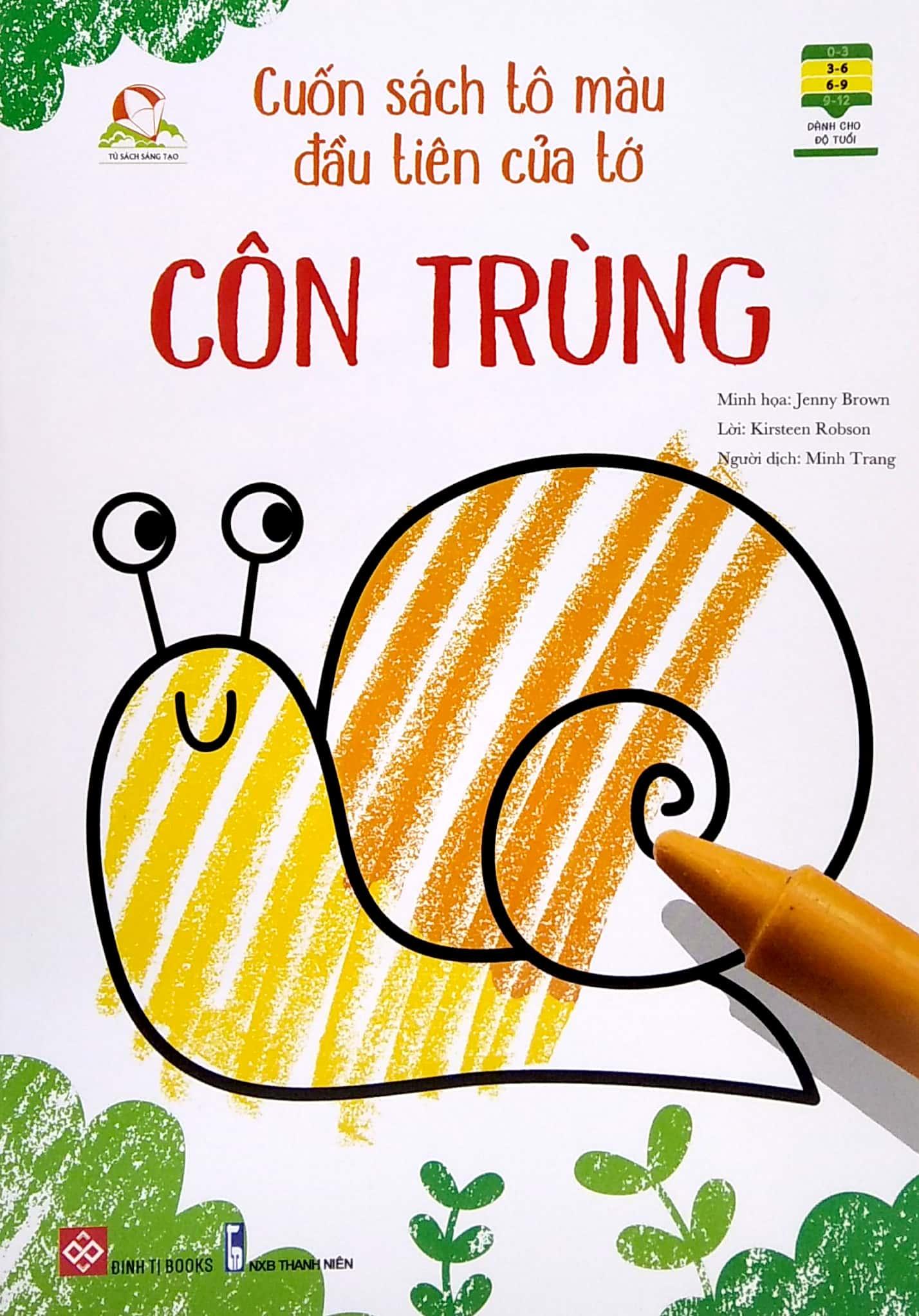 Cuốn Sách Tô Màu Đầu Tiên Của Tớ - Côn Trùng
