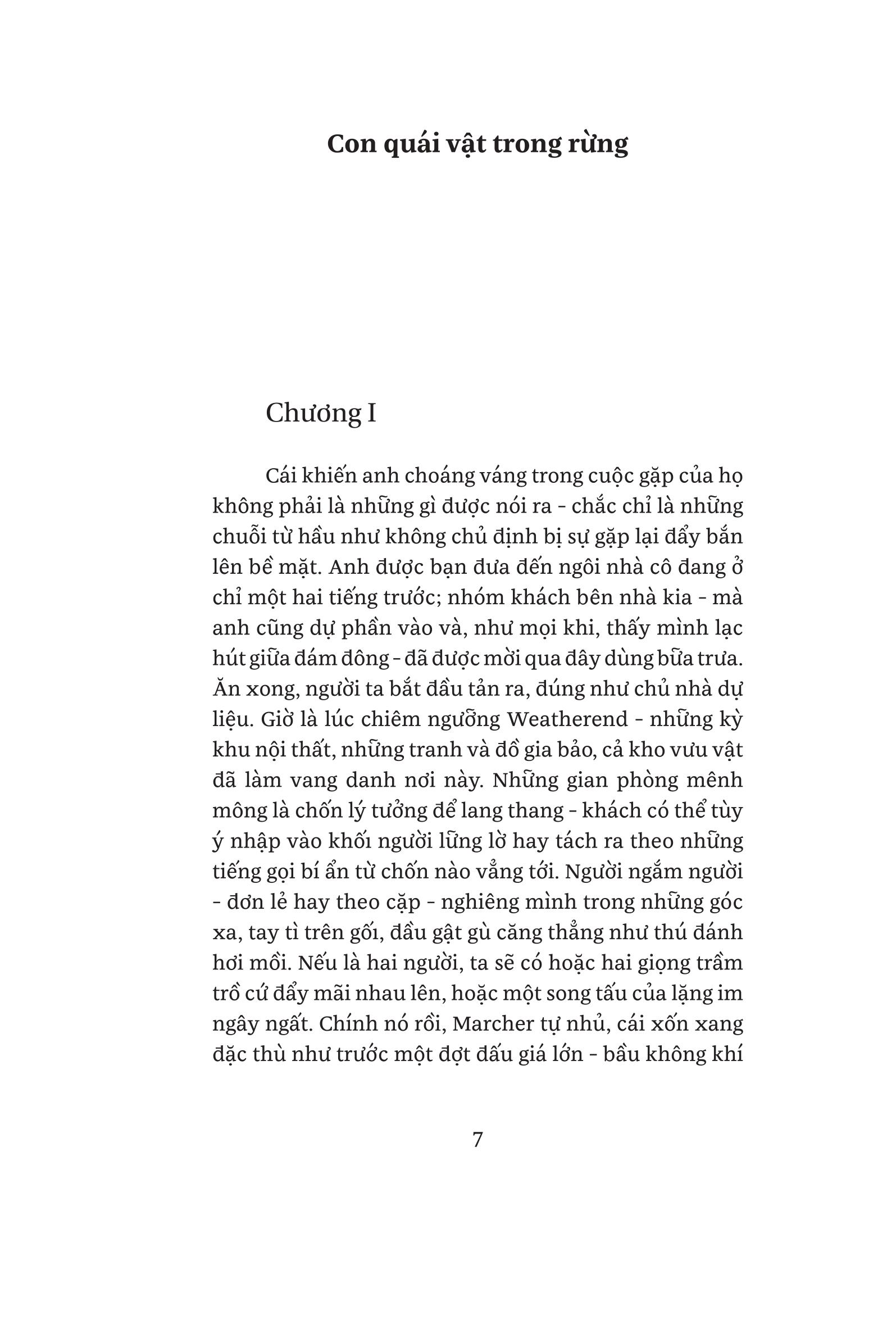 Con quái vật trong rừng - Henry James