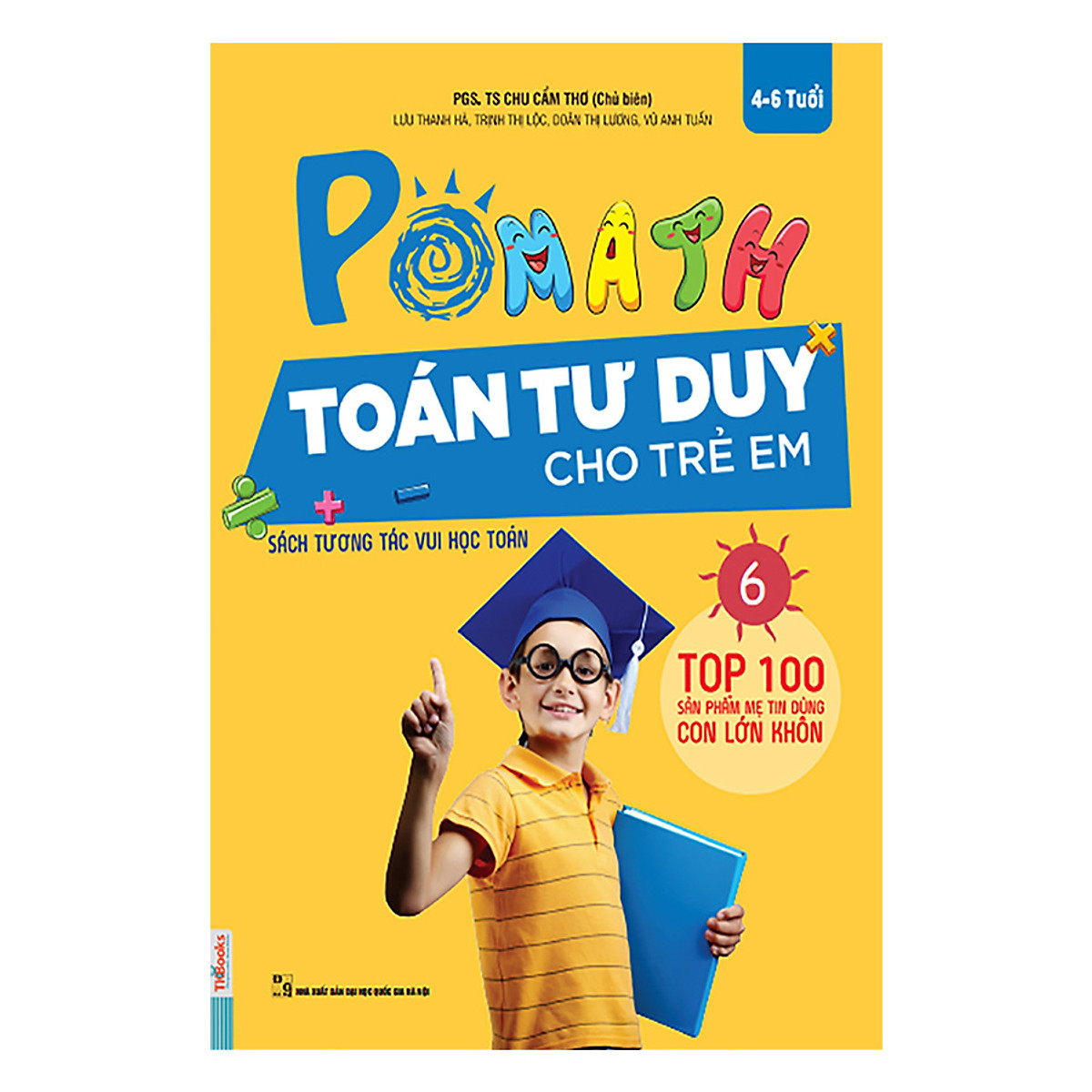 Combo 3 Cuốn Pomath Toán Tư Duy Cho Trẻ Em (Tập 4,5,6) (Học Kèm App MCBooks)