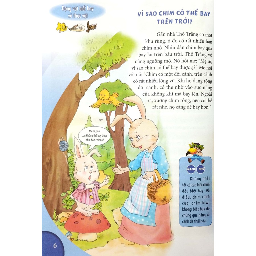 10 vạn câu hỏi vì sao dành cho thiếu nhi - Động vật biết bay và thực vật
