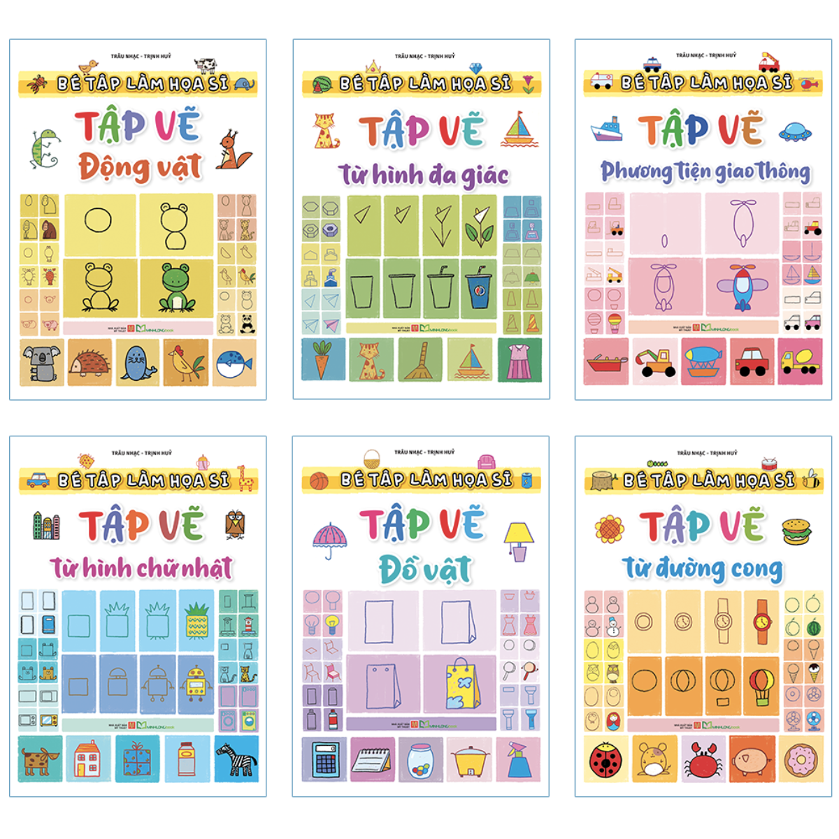 Combo Bé Tập Làm Họa Sĩ (6 Cuốn)