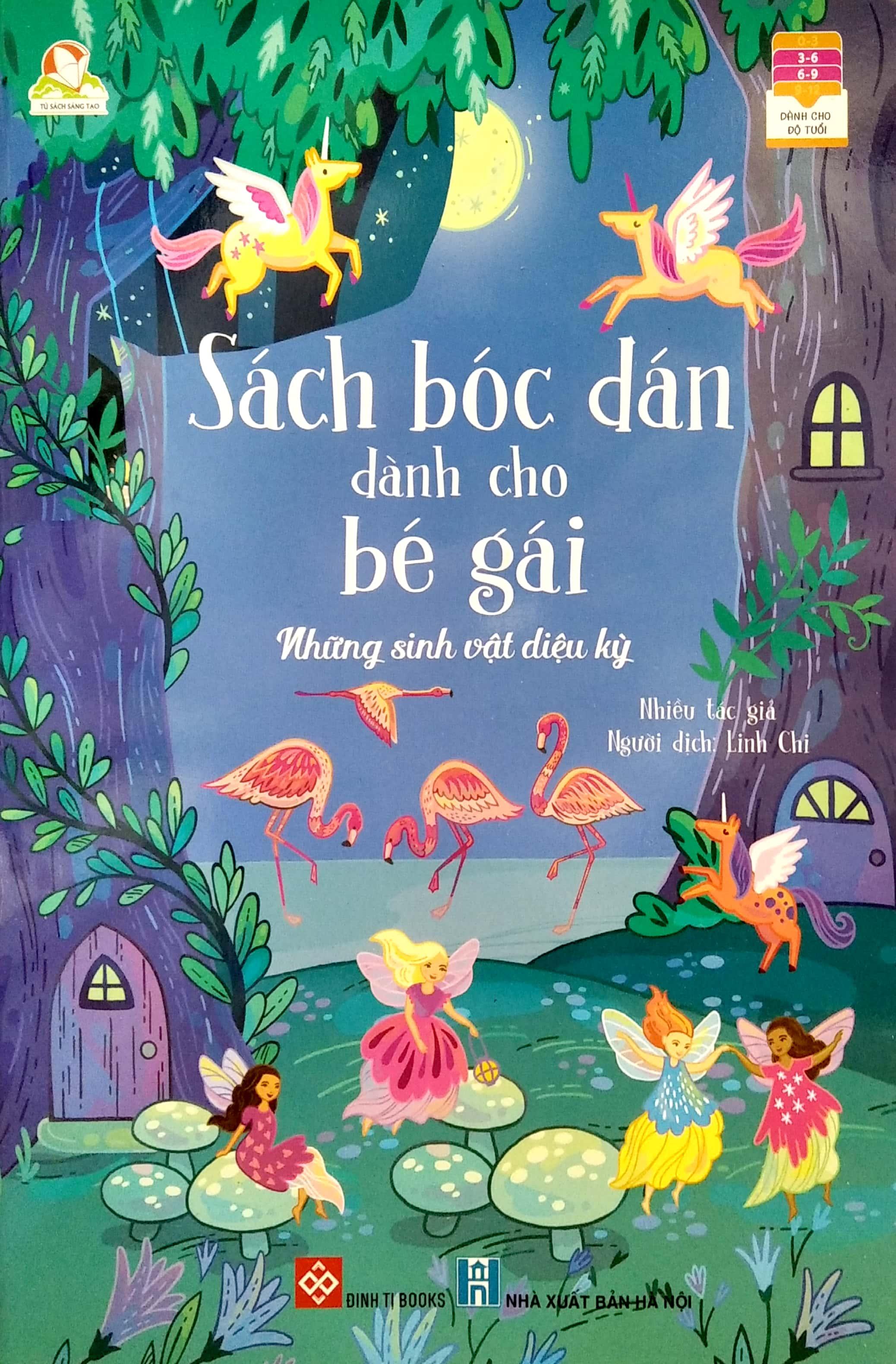 Sách Bóc Dán Dành Cho Bé Gái - Những Sinh Vật Diệu Kỳ