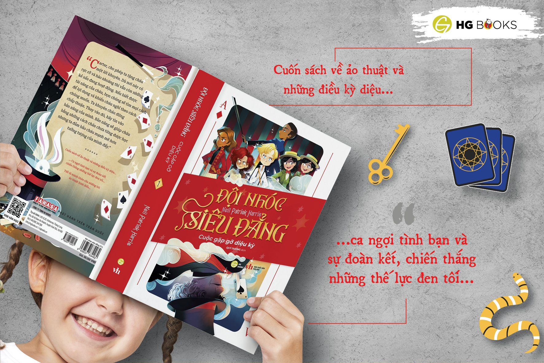 (Bestseller tác phẩm thiếu nhi tiêu biểu của New York Times) (Từ diễn viên How I Met Your Mother) ĐỘI NHÓC SIÊU ĐẲNG (The Magic Misfits) - Neil Patrick Harris