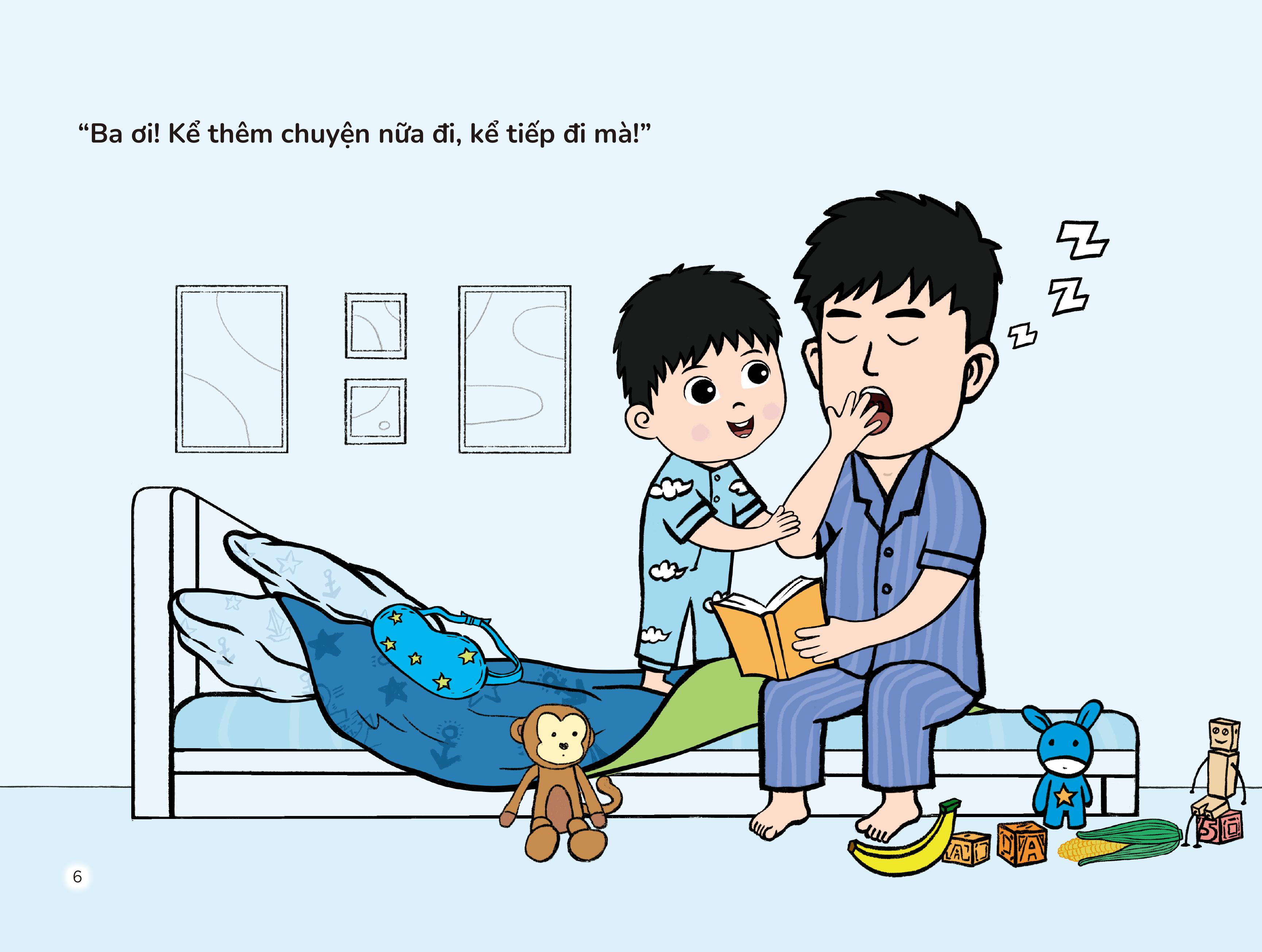 Sách - Truyện Kể Cho Bé Trước Giờ Đi Ngủ - Phiên Bản Bố Thay Mẹ Kể Chuyện - Kỳ Vỹ