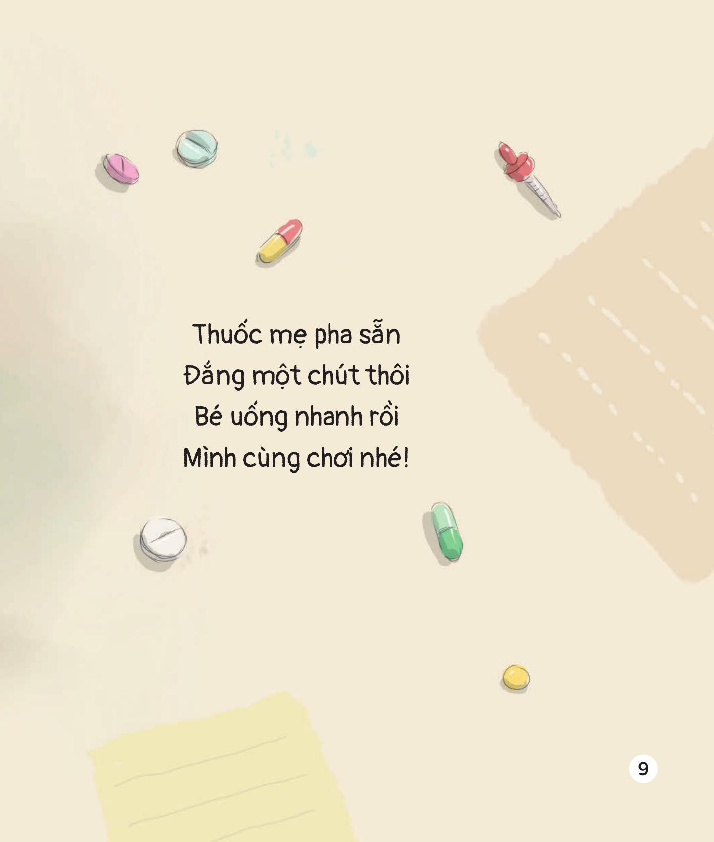 Sách - Thương Quá Đi Thôi! - Bé Con Bệnh Rồi!