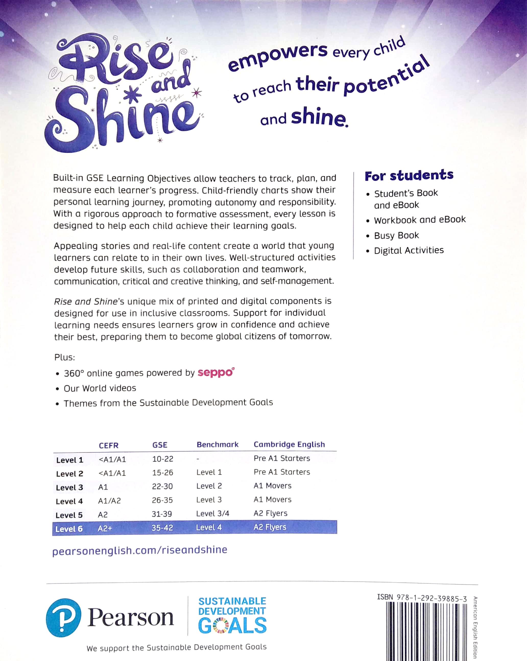 Rise And Shine American Level 6 Workbook With ebook