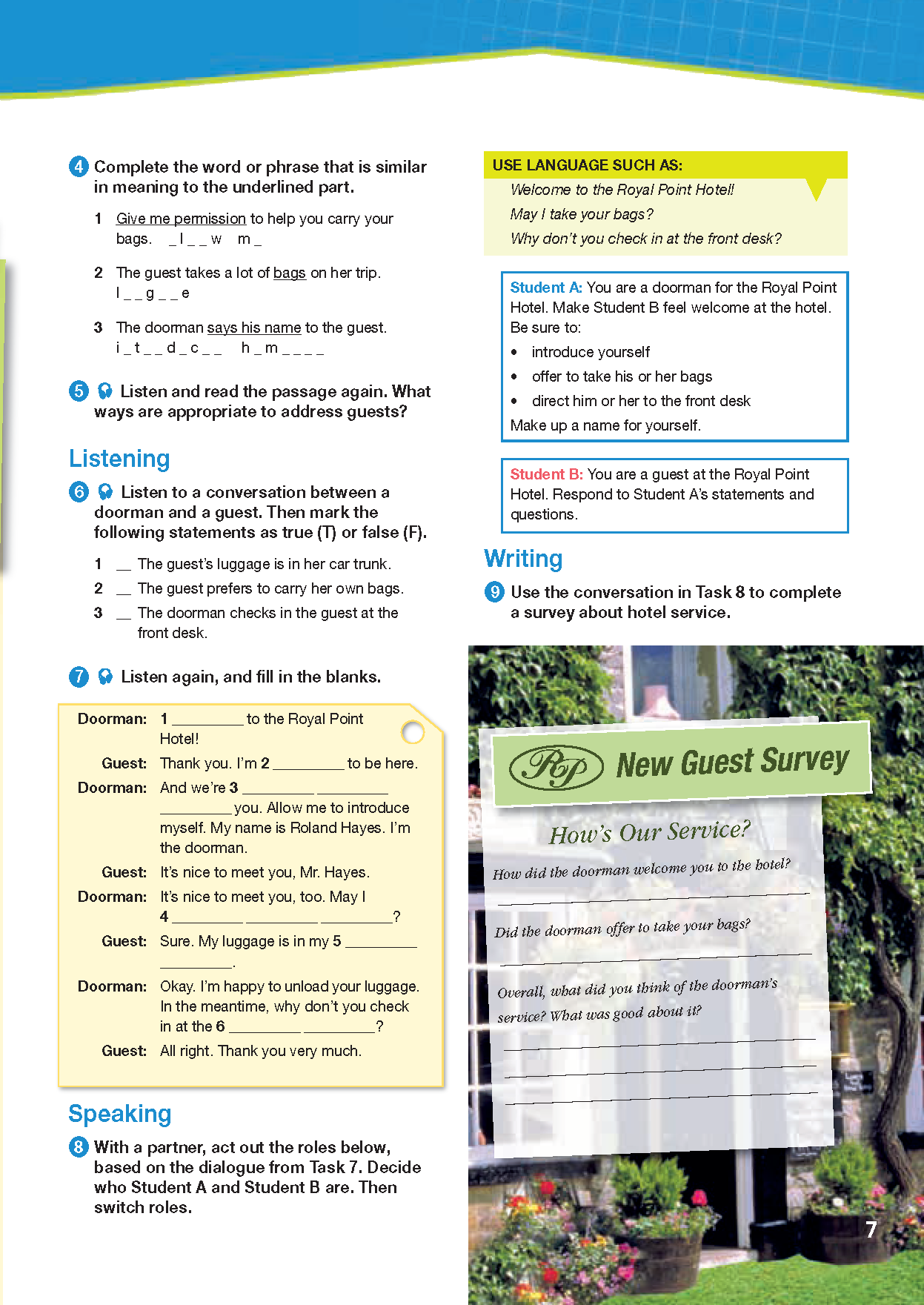 Career Paths Hotels & Catering (Esp) Student