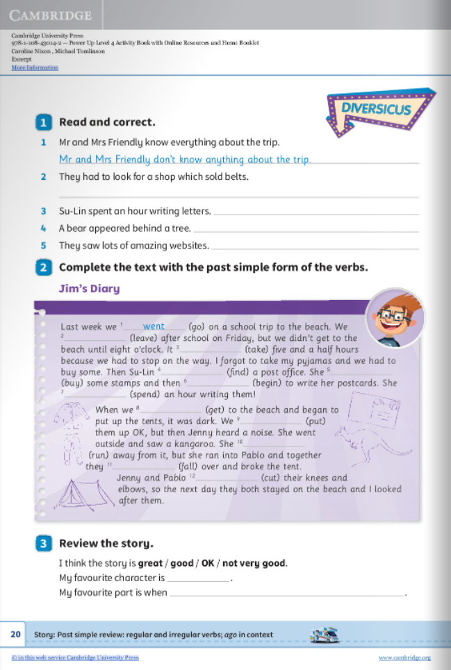 Power Up Level 4 Activity Book With Online Resources And Home Booklet