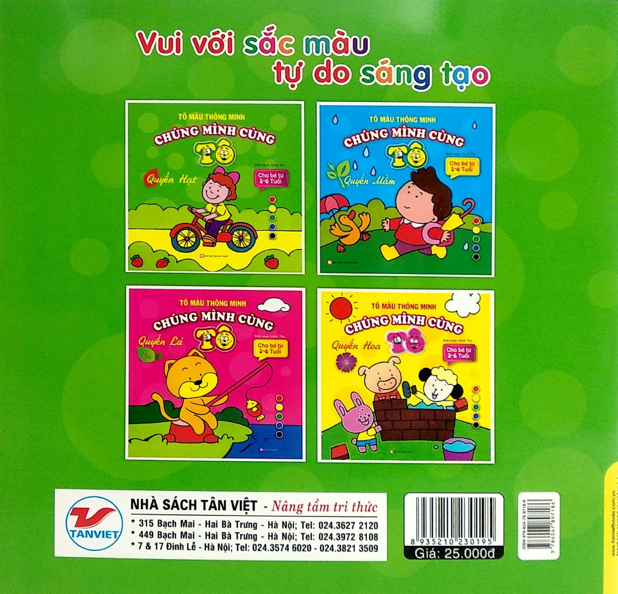 Tô Màu Thông Minnh - Chúng Mình Cùng Tô - Quyển Hạt