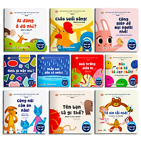 Sách - Combo 10 Quyển Ehon Song Ngữ - Phát Triển Tư Duy Cho Bé 0 - 6 Tuổi
