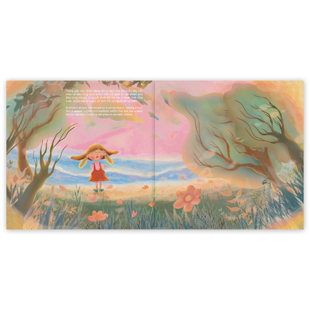 Sách - Noah Tìm Rừng Giữa Biển - Noah finds a forest in the sea - Sách tranh song ngữ