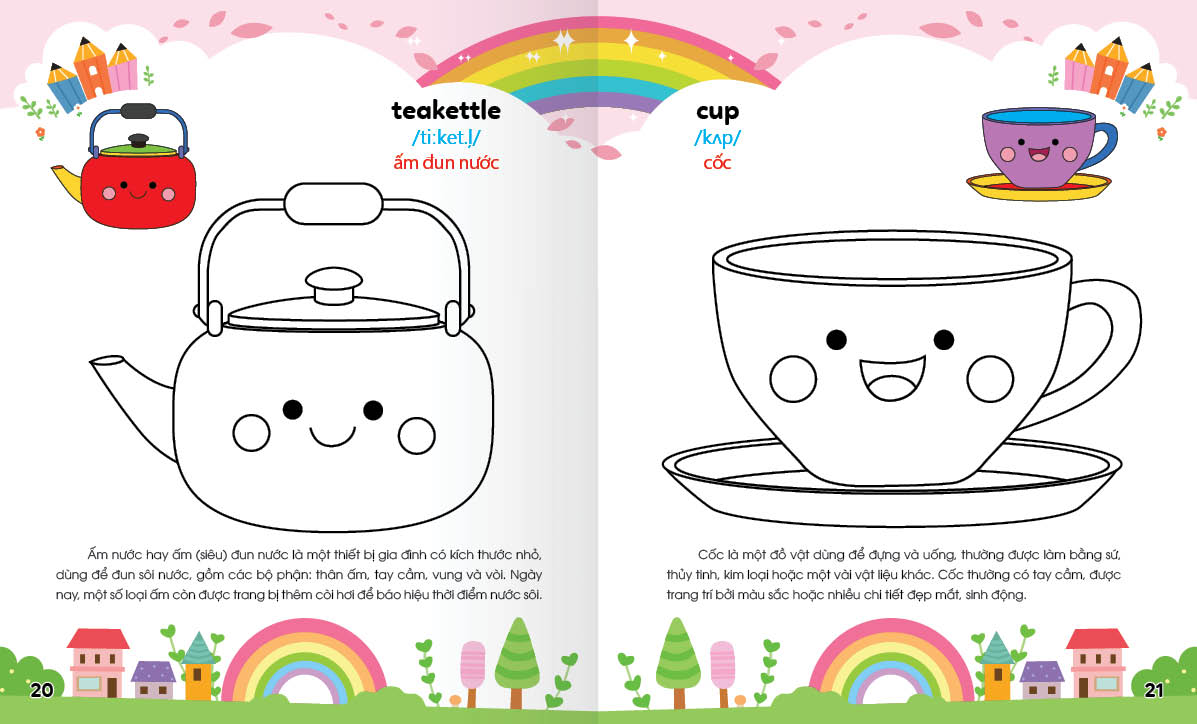ách - Combo Bộ 6 cuốn - Colouring 365 ngày Tô màu - KHÁM PHÁ THẾ GIỚI PHÁT TRIỂN TRÍ TUỆ