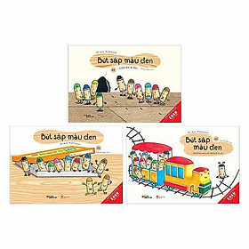 Bộ Sách Ehon Bút Sáp Màu Đen (Bộ 3 Tập)