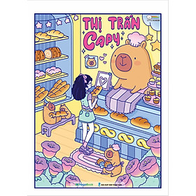Sách Tô Màu Chữa Lành - Thị Trấn Capy - MEGA