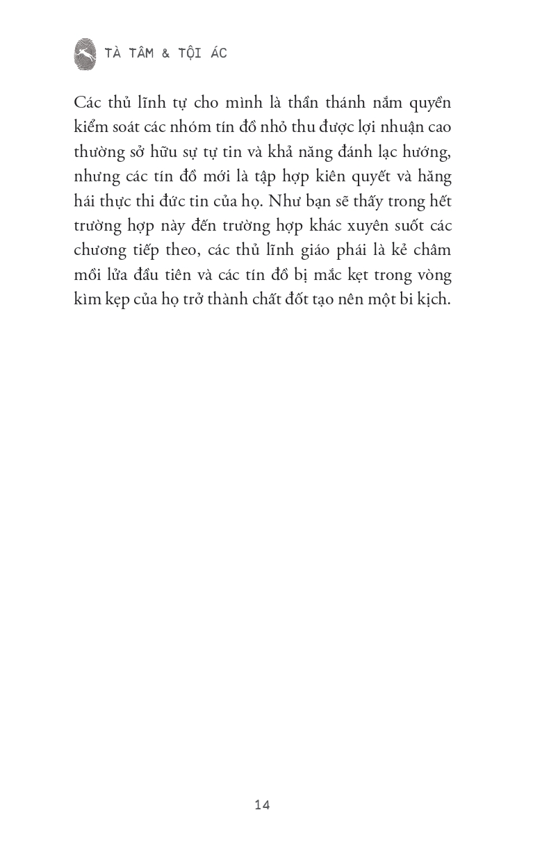 Sách - Tà Tâm & Tội Ác