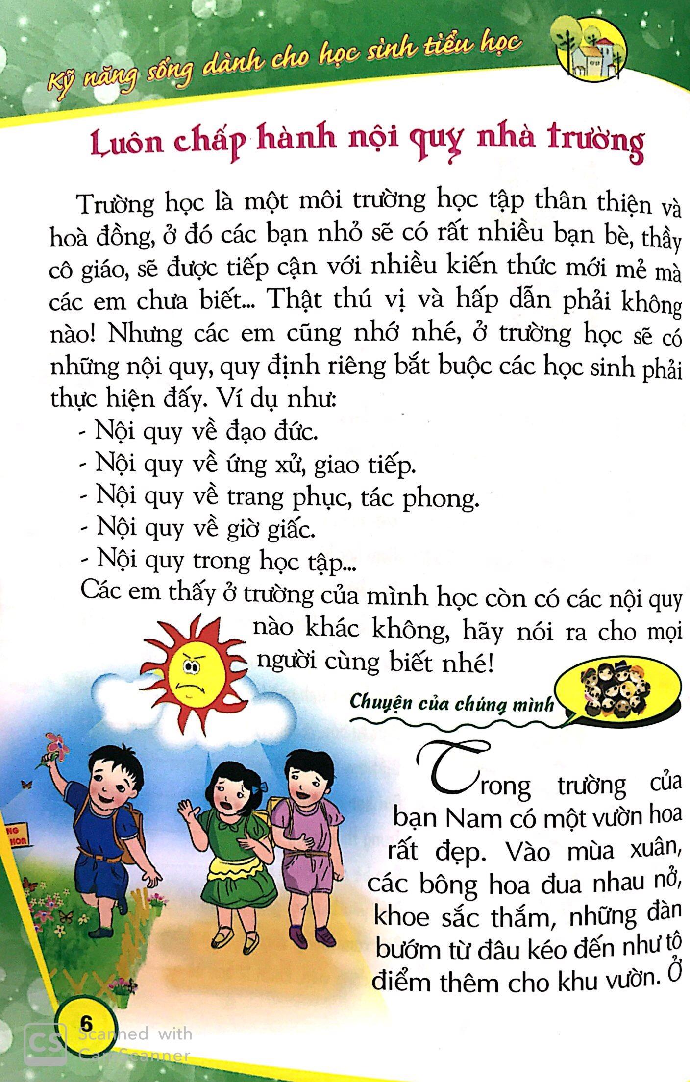 Kỹ Năng Sống Dành Cho Học Sinh Tiểu Học - 50 Điều Cần Thiết Cho Học Sinh Tiểu Học ( Tập 1 )(Tái Bản)