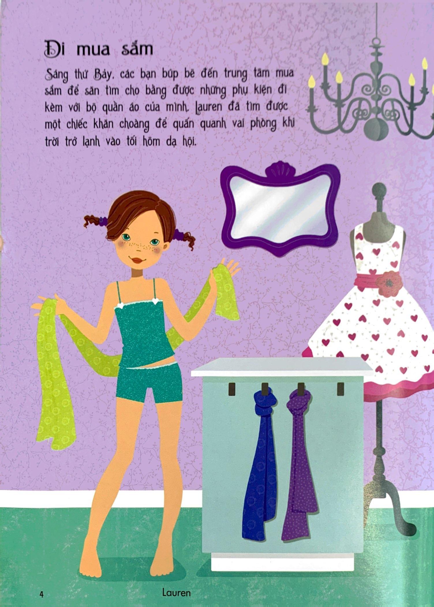Dán Hình Sáng Tạo Trang Phục Búp Bê - Buổi Dạ Hội Đáng Nhớ (Tái Bản)
