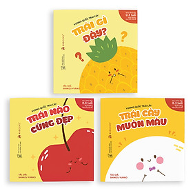 Sách Ehon Nhật Bản - Combo 3 cuốn Vương quốc trái cây  - Dành cho trẻ từ 0 - 3 tuổi