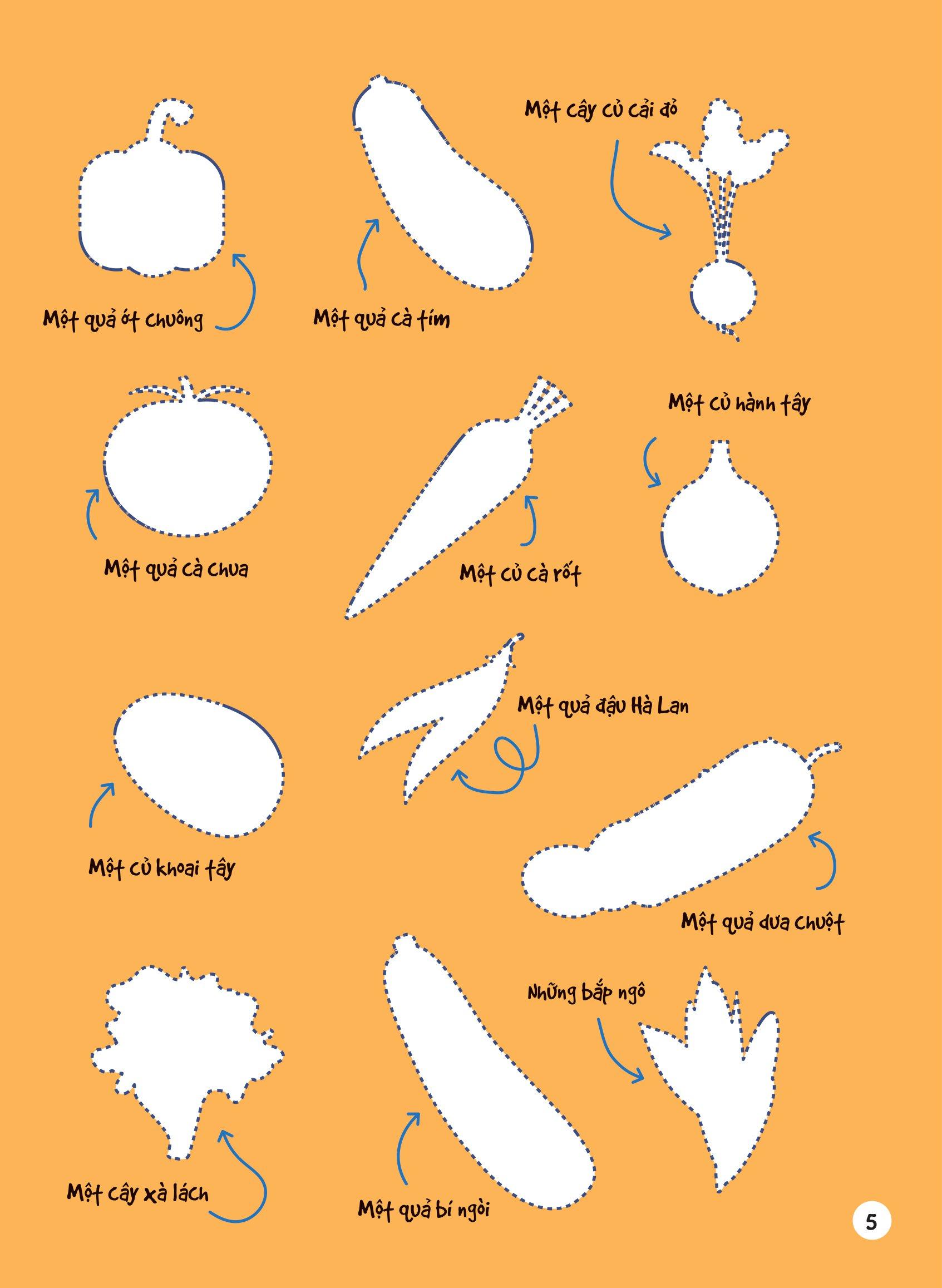 Dán Hình Siêu Đáng Yêu - Khu Chợ