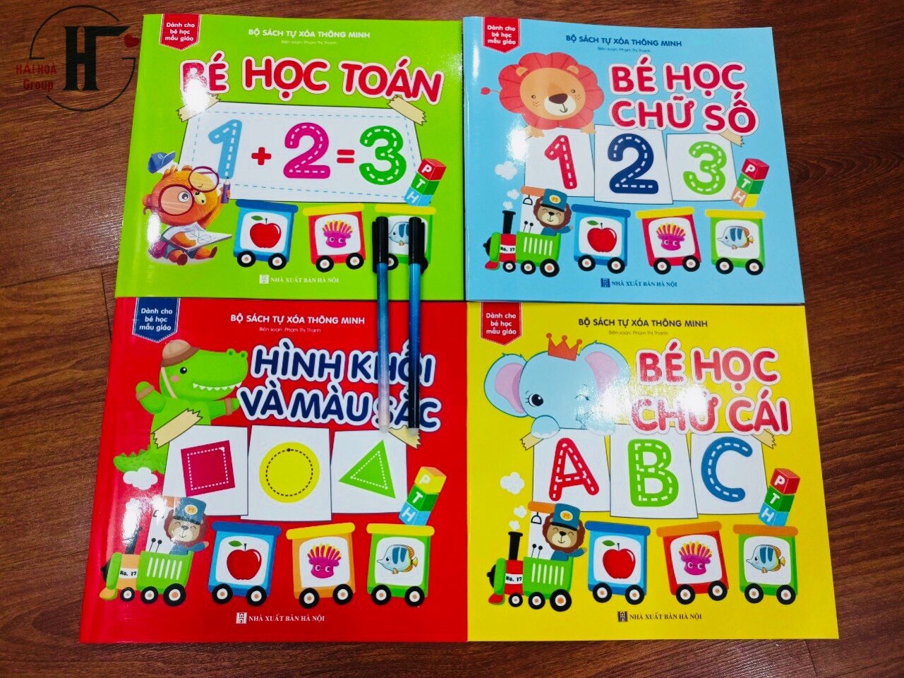Sách- Combo 8 cuốn sách Tự Xoá Thông Minh cho bé (Tặng kèm bút)