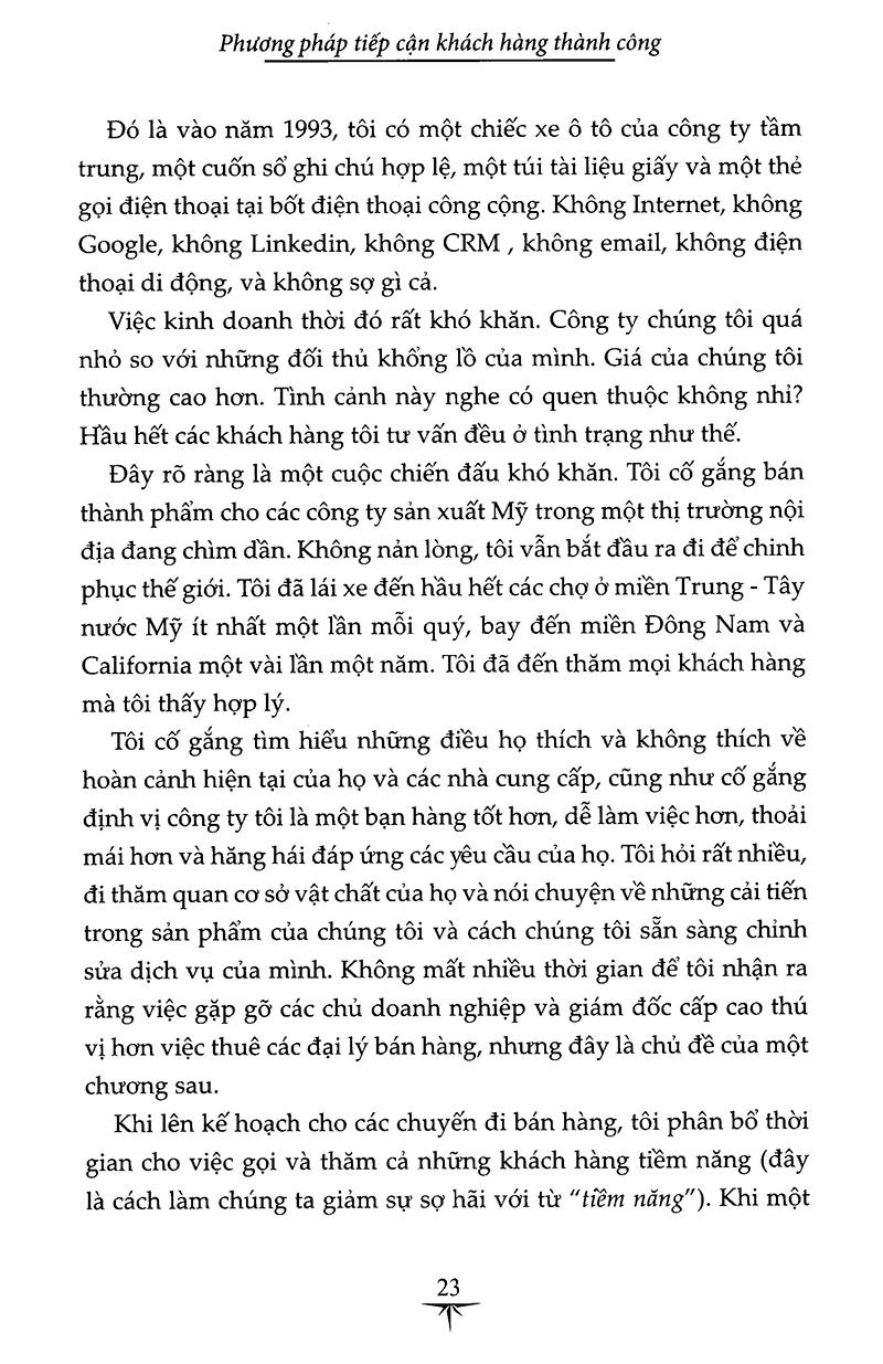 Phương Pháp Tiếp Cận Khách Hàng Thành Công (Tái Bản 2018)