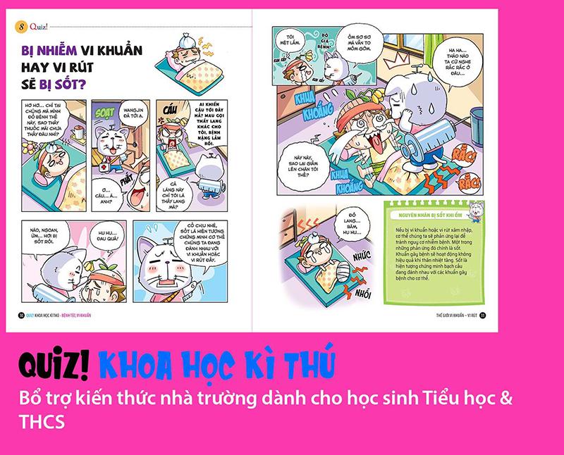 Quiz! Khoa học kì thú – Bệnh tật - Vi khuẩn