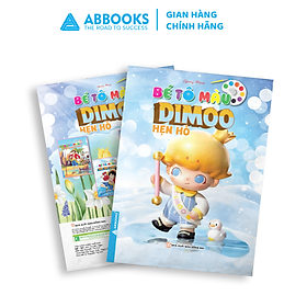 Sách - Bé tô màu ABBOOKS - Dimoo Dễ Thương, Hẹn Hò - Bộ 2 cuốn