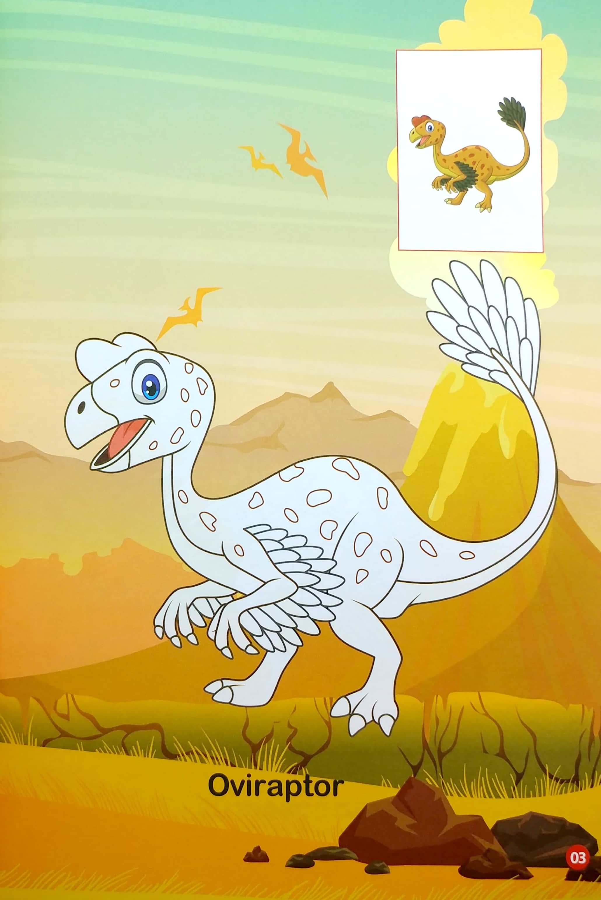 Tô Màu Thế Giới Khủng Long Dinosaurs 4