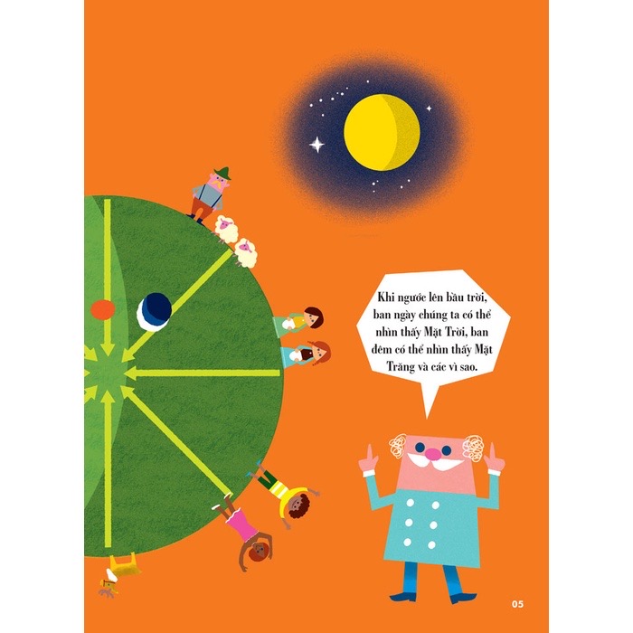 Sách Ehon Nhật Bản - Cuốn sách tranh đầu tiên về Trái Đất - Dành cho bé từ 6 tuổi - Ehomebooks