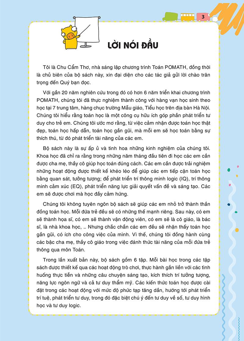 POMath - Toán Tư Duy Cho Trẻ Em 4-6 Tuổi (Tập 1)