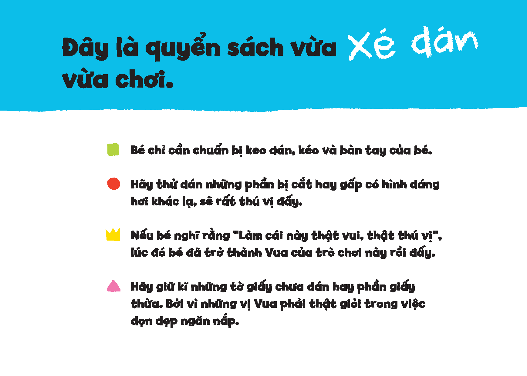Sách - Dtpbooks - Xé Dán Thật Vui - Tủ sách vui để học