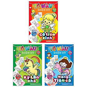 Combo Tô Màu Diệu Kỳ (Bộ 3 Cuốn) (MEGA)
