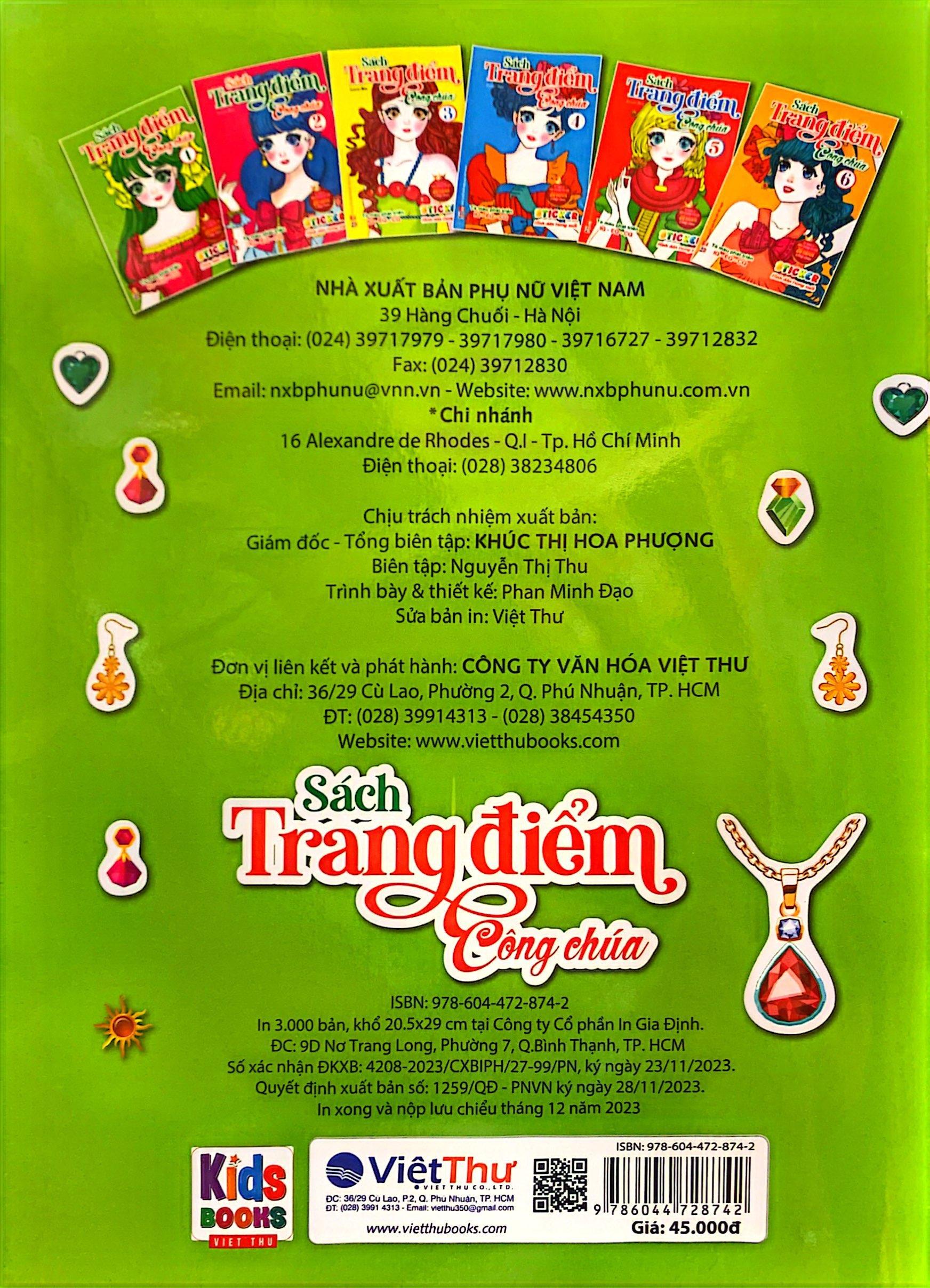 Sách Trang Điểm Công Chúa - Tập 1