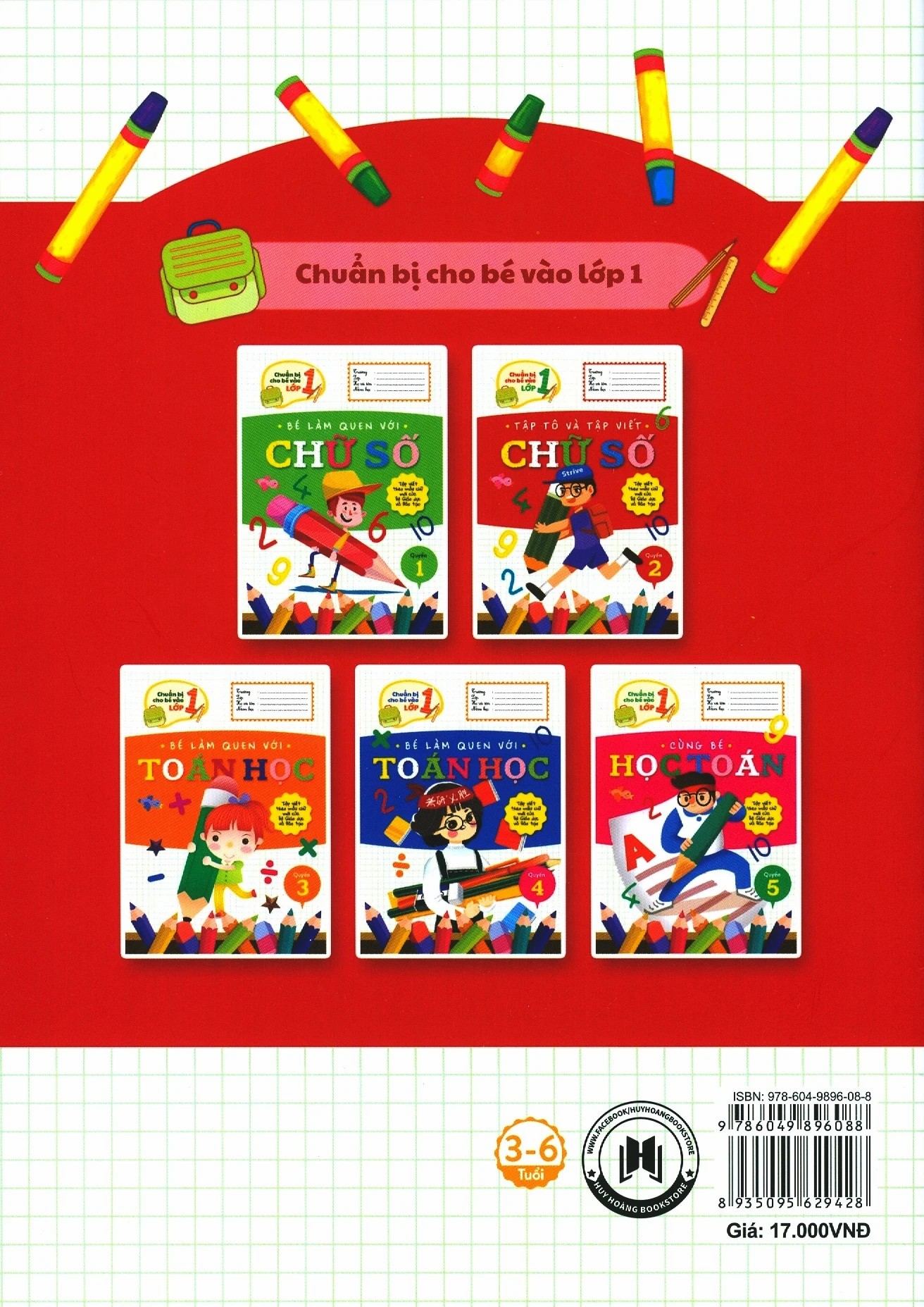 Chuẩn bị cho bé vào lớp 1 - Tập tô và tập viết chữ số Q2