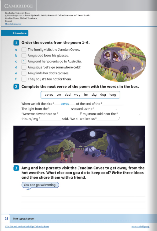 Power Up Level 4 Activity Book With Online Resources And Home Booklet