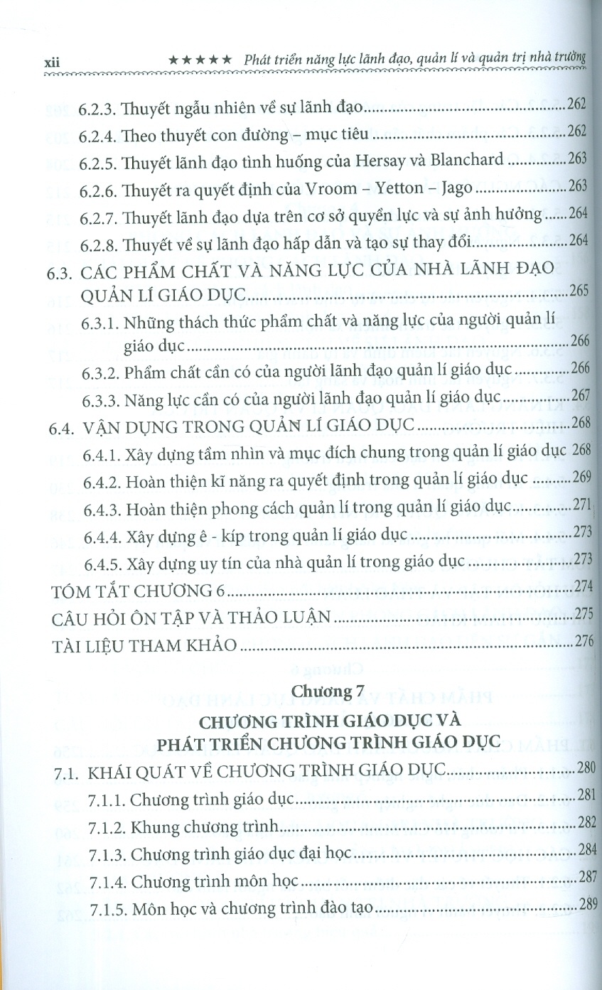 Phát Triển Năng Lực Lãnh Đạo, Quản Lí & Quản Trị Nhà Trường (Sách Chuyên Khảo)
