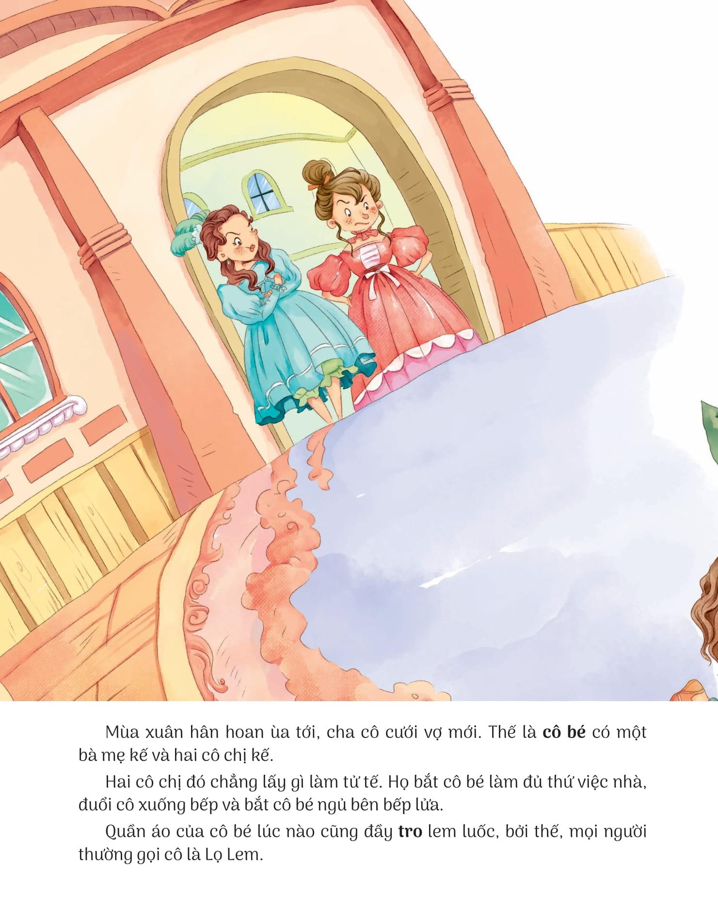 Truyện Cổ Tích Nổi Tiếng Song Ngữ Việt - Anh: Cô Bé Lọ Lem - Cinderella