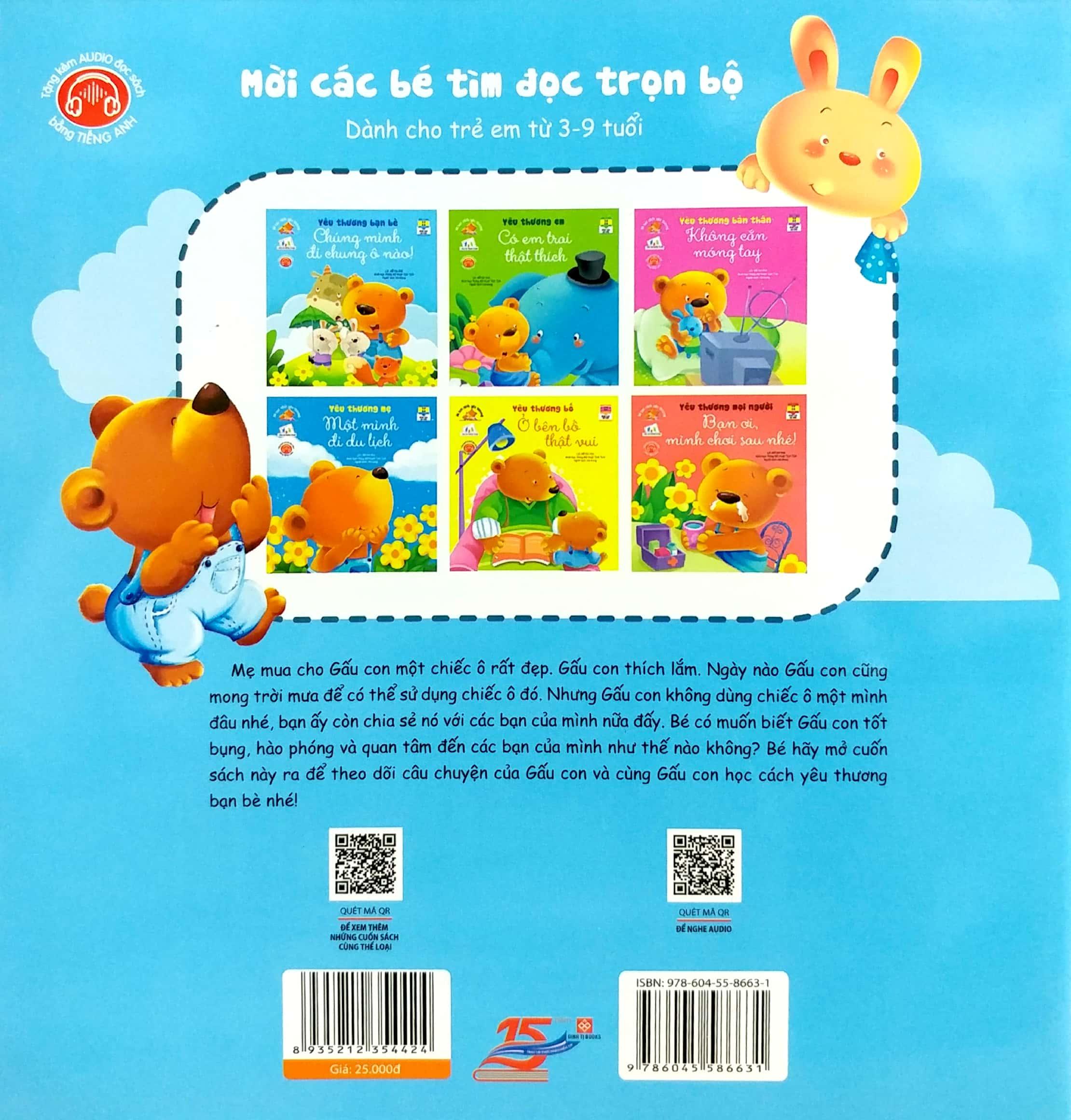 Sách Bé Học Cách Yêu Thương - Yêu Thương Bạn Bè Chúng Mình Đi Chung Ô Nào