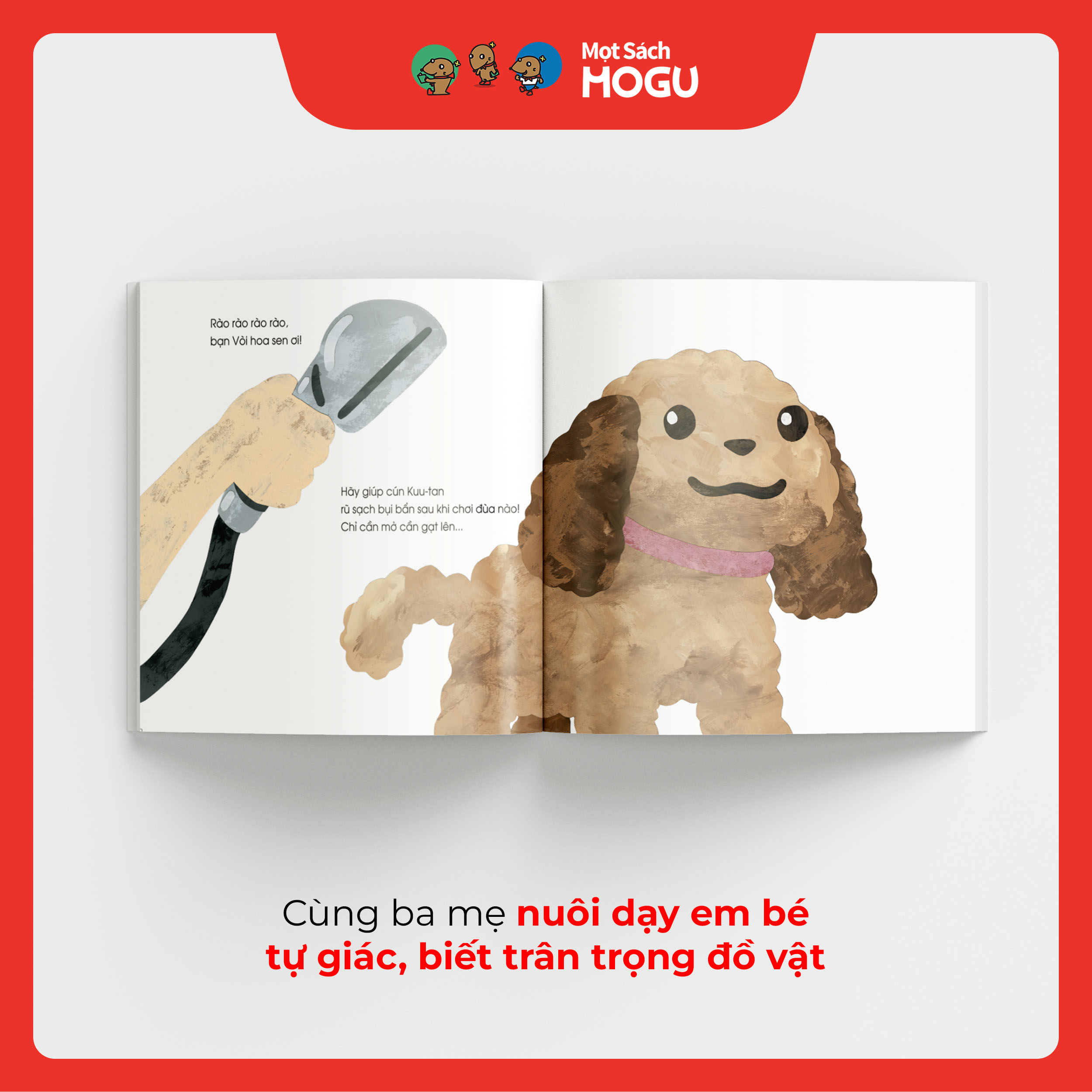 Truyện Ehon bé 1-2-3 tuổi - Bạn Vòi Nước Rào Rào