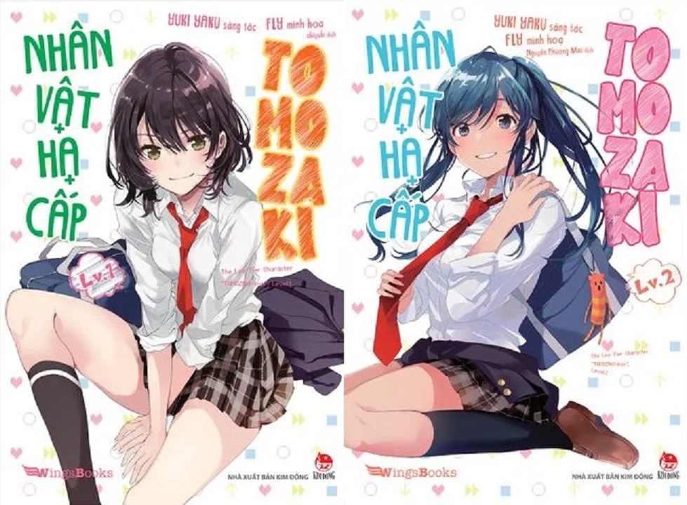 Sách - Nhân vật hạ cấp Tomozaki (combo 8 tập T1-7, bản phổ thông)