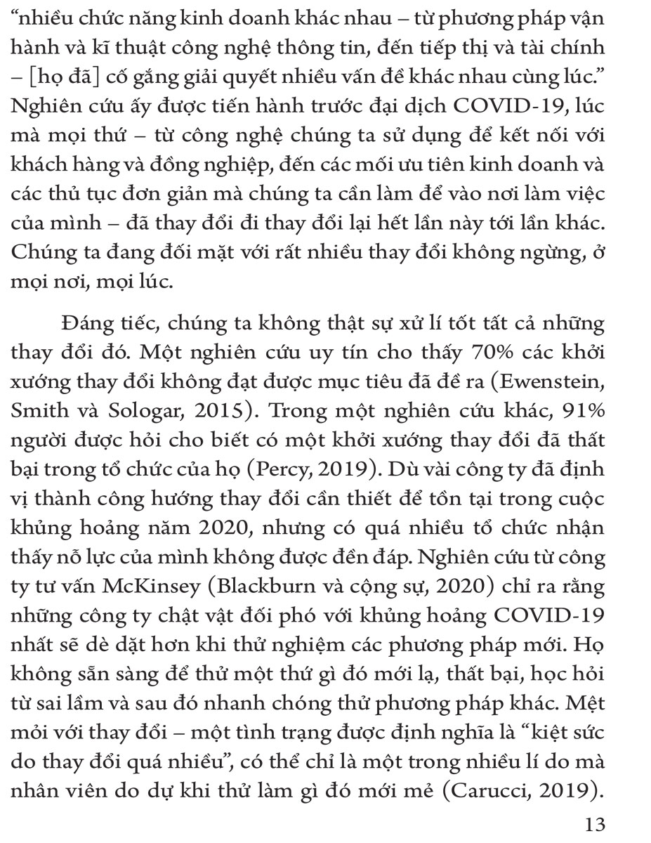 Quản Lí Quy Trình Và Con Người Để Thay Đổi Thành Công - ML