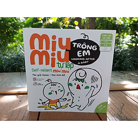 Sách Ehon Kỹ Năng Sống - Bộ 8 cuốn - Miu Miu Tự Lập Phần 2 ( cho bé từ 2 tuổi)