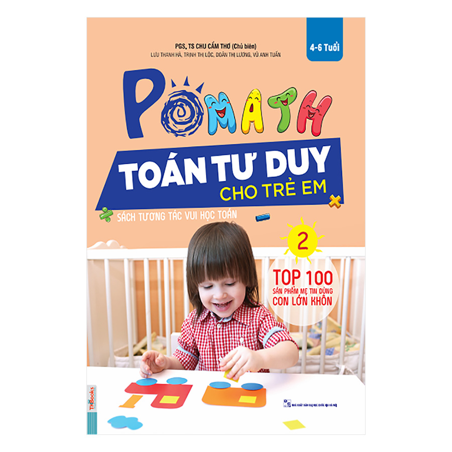Combo 3 Cuốn Pomath Toán Tư Duy Cho Trẻ Em (Tập 1,2,3)