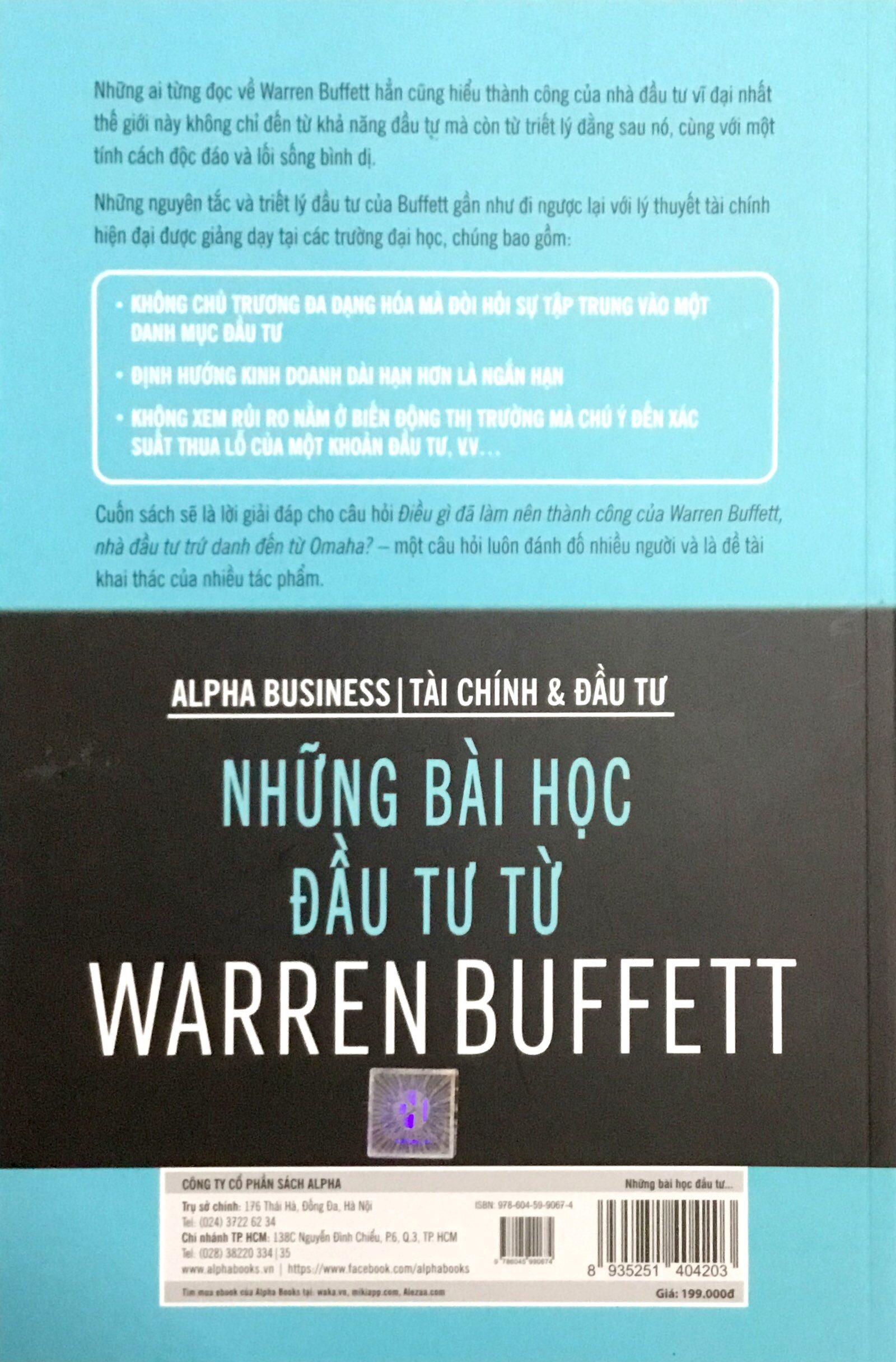 Những Bài Học Đầu Tư Từ Warren Buffett