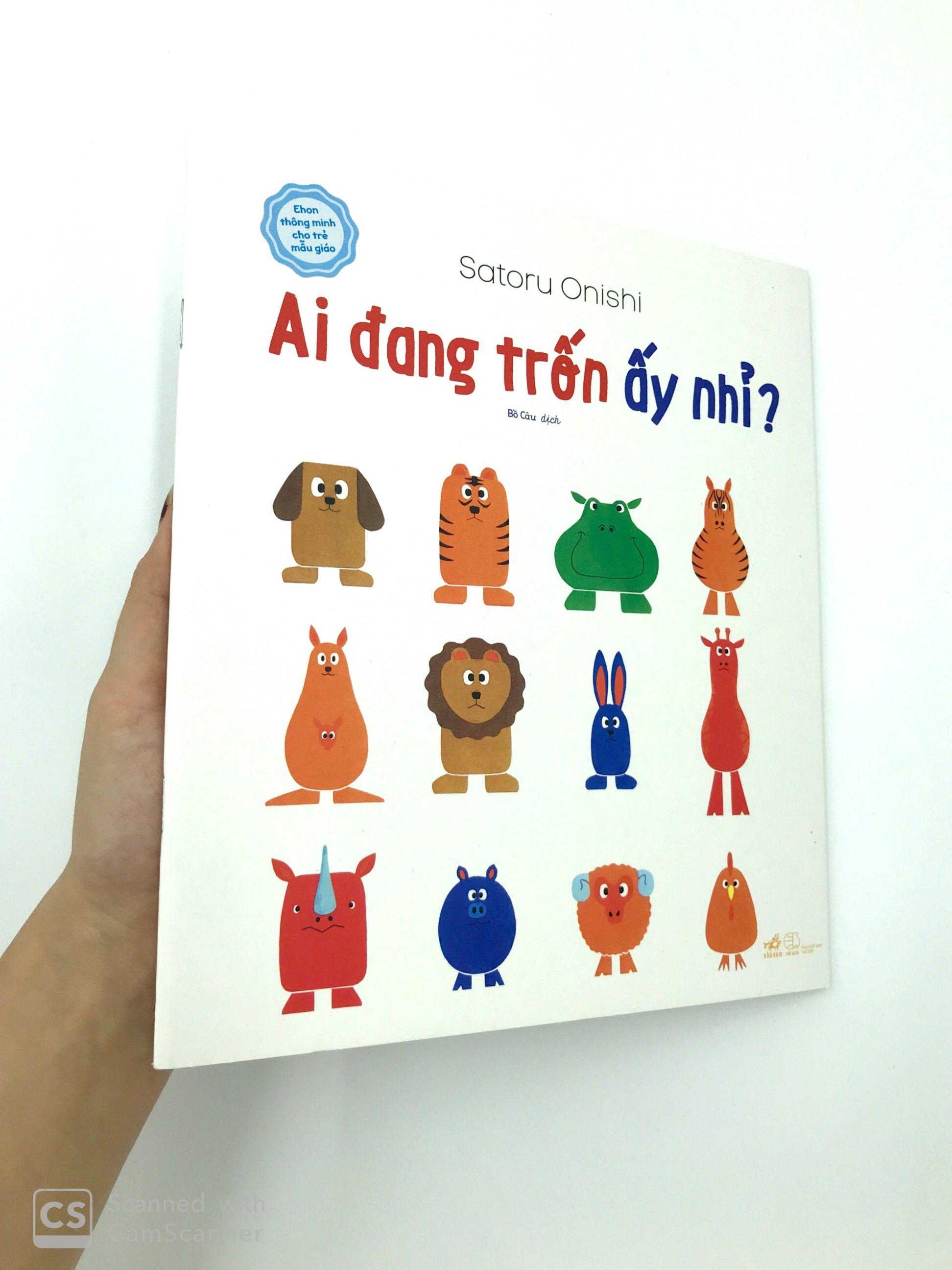 Ehon Thông Minh Cho Trẻ Mẫu Giáo : Ai Đang Trốn Ấy Nhỉ?