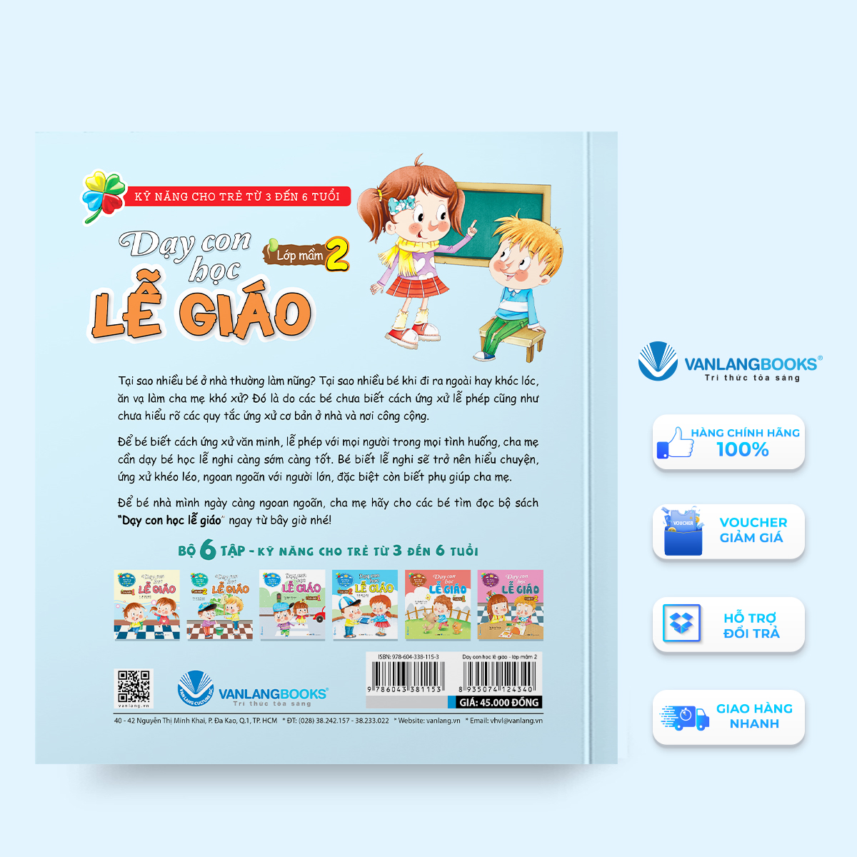 Dạy Con Học Lễ Giáo - Lớp Mầm 2 (Tái Bản)